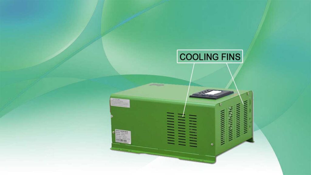 cooling fins in inverters